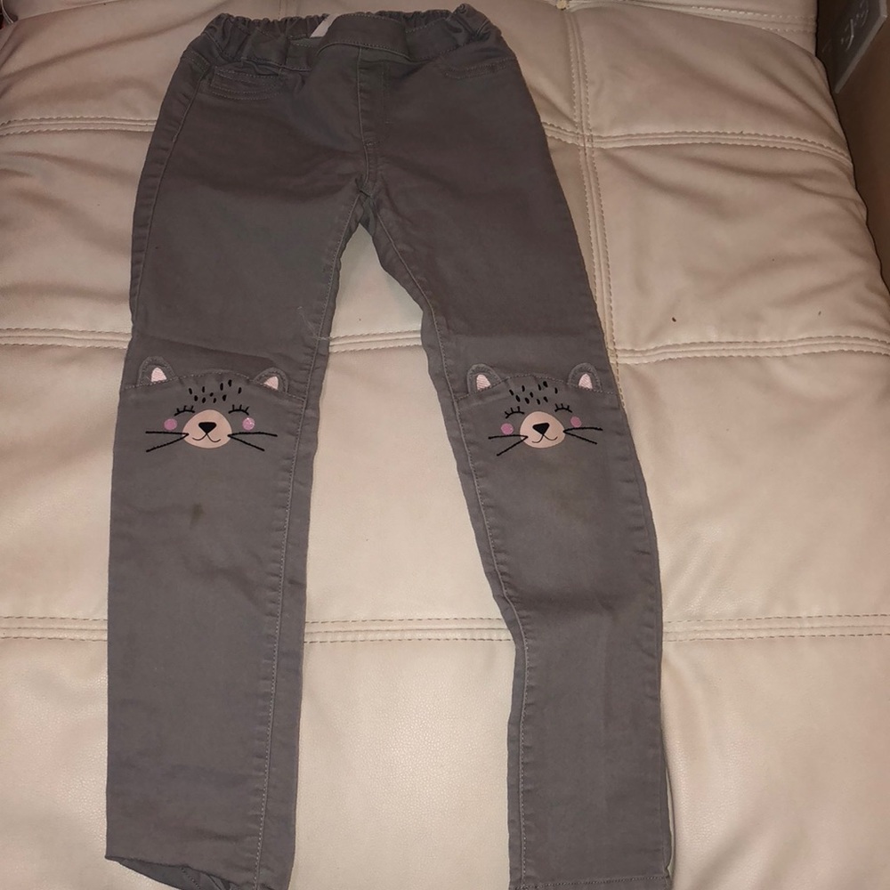 Grey jeans for girls